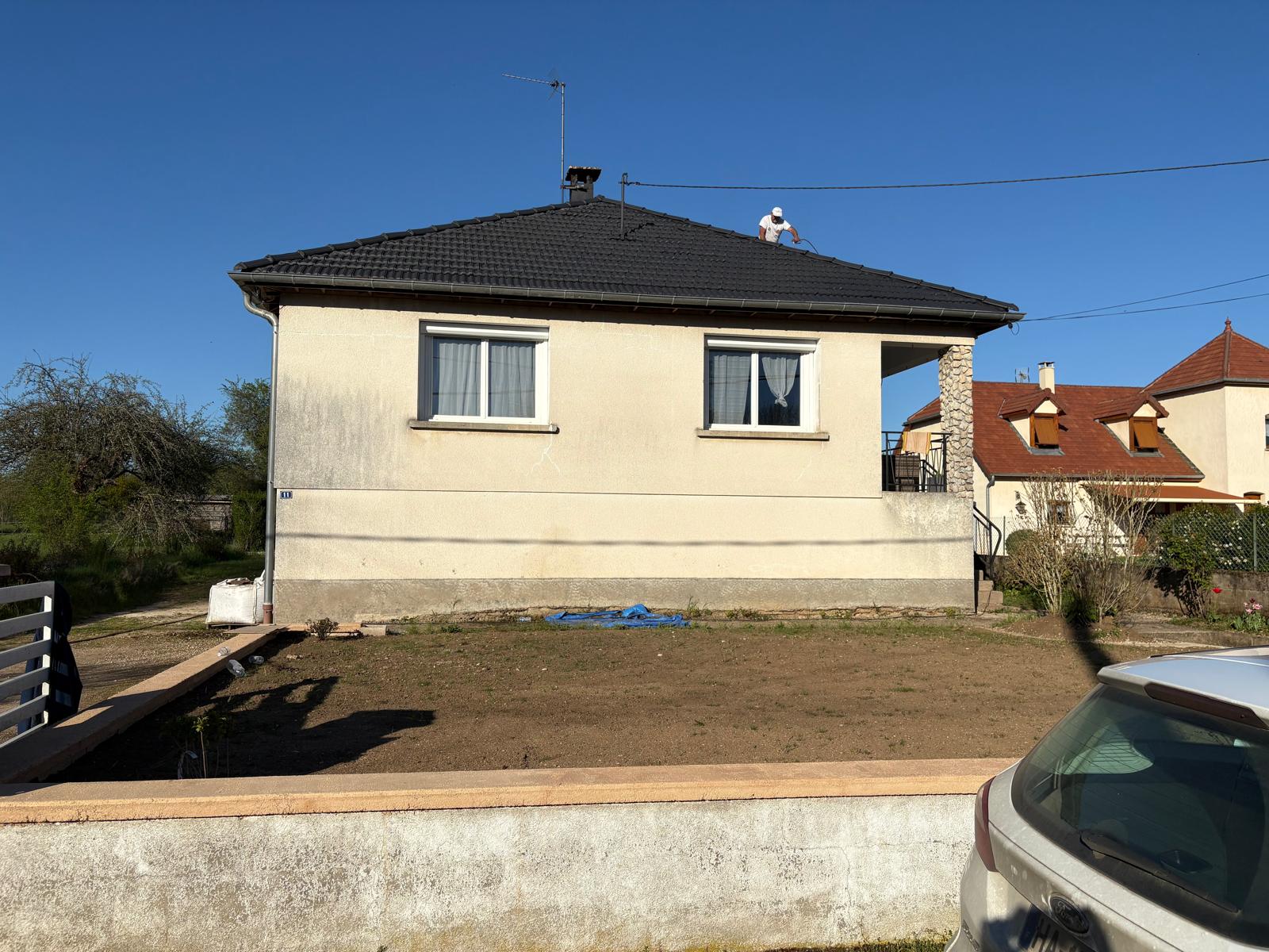 Nettoyage de toiture labaroche 68910 après